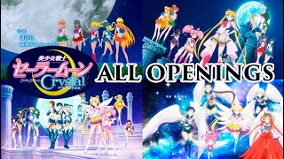 Sailor Moon Crystal ALL OPENINGS [upl. by Frans]