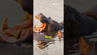 hippopotamus vs crocodile [upl. by Bartie]