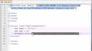 Beginner JavaScript Tutorial  5  Using Variables with Strings [upl. by Oramug693]