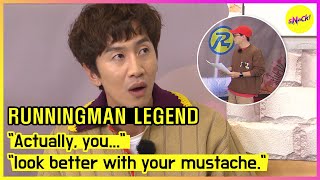 RUNNINGMAN quotActually youquot quotlook better with your mustachequot ENGSUB [upl. by Neih]