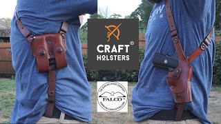 Craft Holsters Leather Shoulder Holster made by Falco Holsters [upl. by Egres]