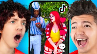 Exposing My LITTLE BROTHERS TikTok Likes [upl. by Rafaela]