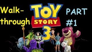 Toy Story 3 Game Walkthrough Part 1 Train Rescue ALL ITEMS FOUND [upl. by Port]