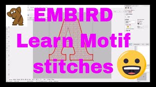 FREE EMBIRD TUTORIAL Learn all about motif stitchesFULL EMBIRD CLASS [upl. by Kane]