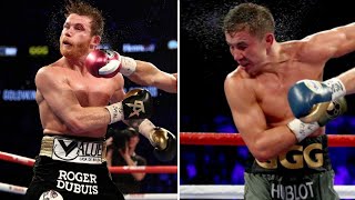 Canelo Alvarez vs Gennady Golovkin 1 2 I II  Highlights [upl. by Grados]