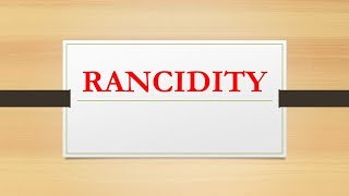 RANCIDITY [upl. by Essile]