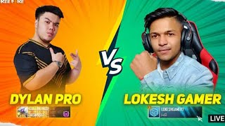 LOKESH GAMER VS DYLAND PROS 1V1 CUSTOM FINAL MATCH [upl. by Nered]