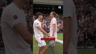 What did Zverev say to Fritz at the net 🤝 wimbledon tennis [upl. by Yorick]