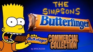 The Simpsons  ALL Butterfinger Commercial Collection 1988  2001 [upl. by Ennahgiel]