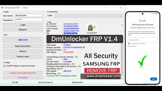 1 Click DmUnlocker FRP Tool V14 Samsung Android 14 FRP TOOL 2024  All SAMSUNG FRP Android 14 2024 [upl. by Hermine]