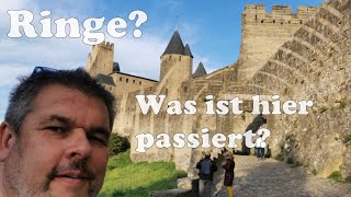 Herbsttour 16 Carcassonne  Weltkulturerbe beschädigt Was machen die Kreise auf den Mauern [upl. by Ayak100]