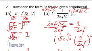 Transposing Formulae [upl. by Teador]