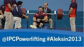 Powerlifting mens 80kg  2013 IPC Powerlifting European Open Championships Aleksin [upl. by Bickart37]