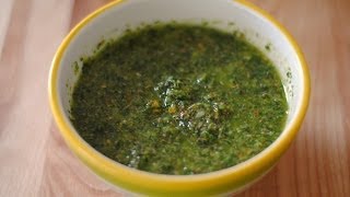 CHIMICHURRI RECIPE  How To Make Chimichurri Sauce  SyS [upl. by Nyladnohr]