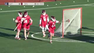 NJIT Mens Lacrosse Highlights  St Johns February 3 2024 [upl. by Ettevets]