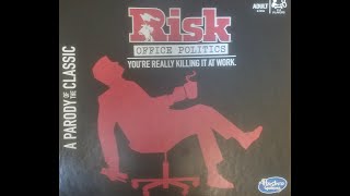 Risk Office Politics Board Game 2018 Hasbro  Whats Inside [upl. by Maure]