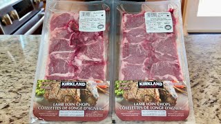 Costco Lamb Loin Chops  Lamb Chops  Lamb Loin Chops in Air Fryer  Costco Meat  ASMR cooking [upl. by Aronoel766]