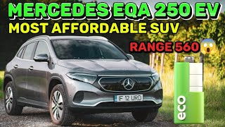 Mercedes EQA 250 review  Mercs most affordable EV  First Look 🔥🔥 [upl. by Rist]