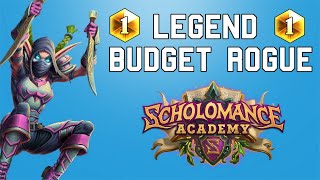 HEARTHSTONE BUDGET STEALTH ROGUE to reach LEGEND Hearthstone Scholomance Academy Budget Rogue2020 [upl. by Eamaj]