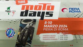 Motodays 2024  12 edizione  Fiera Roma [upl. by Walker809]