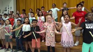 Oakside Elementary School Third Grade Spring Concert 24th May 2018 Peekskill NY [upl. by Enaenaj]