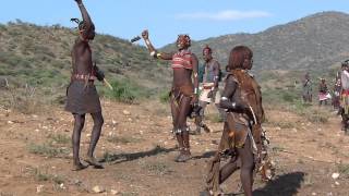 RasRobeenTours  Whipping Ceremony at Hamer People [upl. by Poliard159]