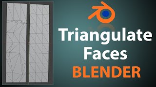 Mastering the Triangulate Faces Option  Blender Tutorial for Beginners part 3D Modeling Made Easy [upl. by Mailiw]