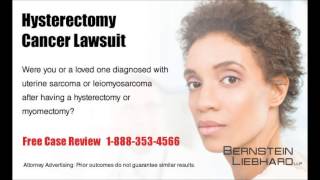 Morcellator Lawsuit  Laparoscopic Hysterectomy [upl. by Mahtal63]