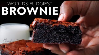 The Best Fudgy BROWNIE Recipe  The Best And Fudgiest Brownie Ever [upl. by Orel]