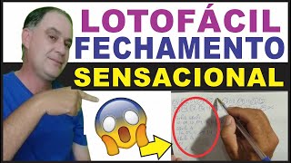 Este Fechamento Para Lotofácil Poucos Sabem [upl. by Letram]