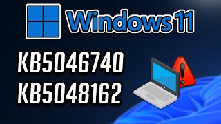 Fix Update KB5046740KB5048162 Not Installing or Downloading On Windows 11  24H2 [upl. by Wit354]