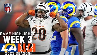 Los Angeles Rams vs Cincinnati Bengals  2023 Week 3 Game Highlights [upl. by Picker]