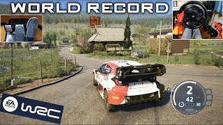 World Record Toyota GR Yaris Rally1 Rally Japan  EA Sports WRC  T300RS  TH8A [upl. by Haiasi762]