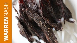 How to make Biltong  A quick tutorial  Recipes by Warren Nash [upl. by Elonore862]