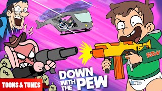 Down with the Pew 🎵 Animated Music Video based off FGTeeV Book feat FUNnel Vision [upl. by Chilt]