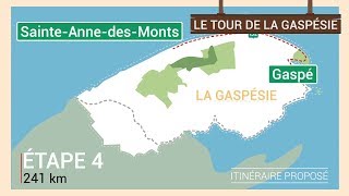 Le tour de la Gaspésie  Étape 4 de Gaspé à SainteAnnedesMonts  Québec maritime [upl. by Niveb]