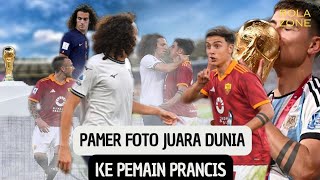 Cara Dybala membalas cekikan Guendouzi Panasnya Duel AS Roma vs Lazio [upl. by Wahlstrom]