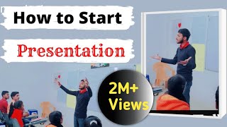 How to start presentations Presentation Skills Five Tips For Presentation by Jaswant Sir [upl. by Yam]