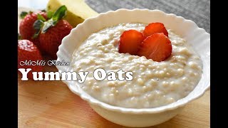 ओट्स कैसे बनाये 🥘 How to make Oats 🍚 healthy breakfast recipe 🥙 [upl. by Ynehteb]