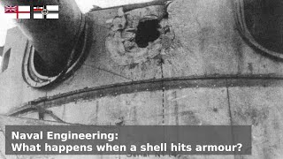 Naval Engineering  What happens when a shell hits a battleship [upl. by Joung]