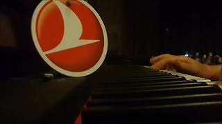 TURKISH AIRLINES  official tune  piano cover 🎹 [upl. by Hgielime115]