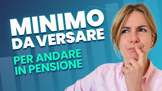 Come Ottenere la Pensione Minima Requisiti e Procedure [upl. by Finny]