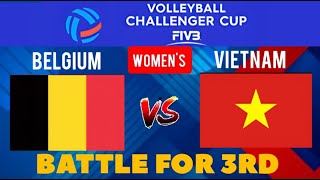 VIETNAM vs BELGIUM  2024 FIVB Volleyball Challenger Cup Womens  LIVE Score [upl. by Alphonsine]