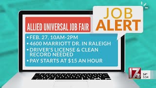 Allied Universal job fair [upl. by Hewe]