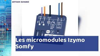 Les micromodules Izymo Somfy  la domotique à portée de tous [upl. by Oilut]