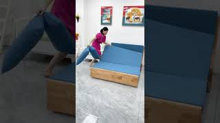 Crazy Furniture Smart Furniture Small Furniture Home Space Utilities shortvideo [upl. by Silvana603]