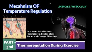 Environmental Influence on Human Physiology Under Exercise PARTIII Skin BloodShivering Sweating [upl. by Jacquenetta202]