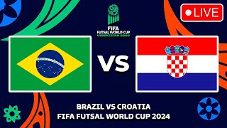 BRAZIL VS CROATIA FIFA FUTSAL WORLD CUP 2024 Preview Predictions amp Head to head [upl. by Ahsiket]