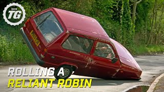 Rolling a Reliant Robin  Top Gear  BBC [upl. by Airelav]