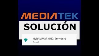 Solucion Error wifi  Nvram warning err  0x10 APP [upl. by Wahlstrom]